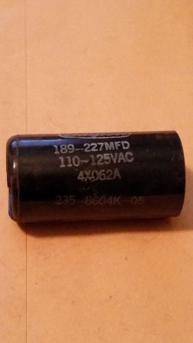 Thomas air compressor starter motor capacitor part # 603021 nos 4x062a for sale