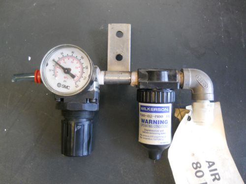 Smc 0-160psi air compressor regulator with wilkerson filter for sale
