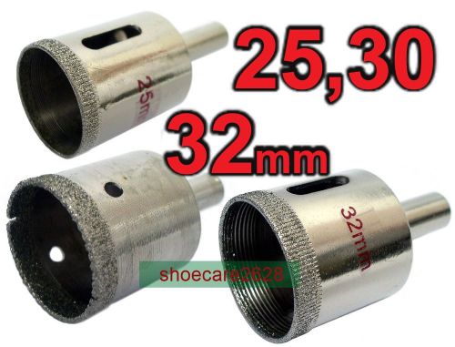 25 30 32mm diamond coated drill bit hole saw tile marb 8198b for sale