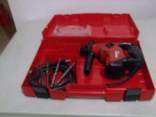 Hilti te7 rotary hammer drill, bits, handle &amp; oem hilti case for sale