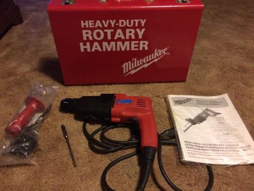 3/4&#034; milwaukee rotary hammer drill 6 amps 0-1100 rpm heavy duty for sale