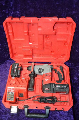 Milwaukee 2605-22 rotary hammer drill m18 lithium-ion 7/8 sds plus kit for sale