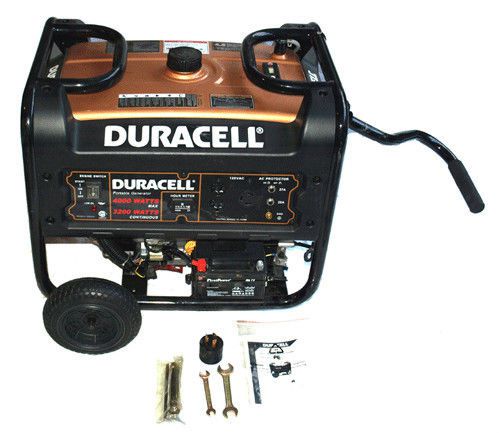 Duracell DG3200 Generator 3200 Watt 7HP 208cc OHV Gas Powered Portable Generator