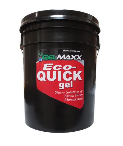 Gelmaxx 35 LB ecoquick gel container concrete polishing coring absorbs water