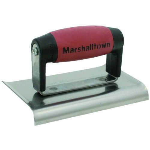 Marshalltown 136ssd 6 x 3in stainless steel edger-curved ends-3/8 radius for sale