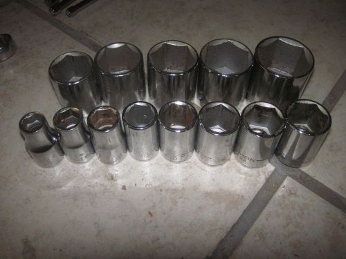 Craftsman 6 point sockets for 1/2&#034; drive