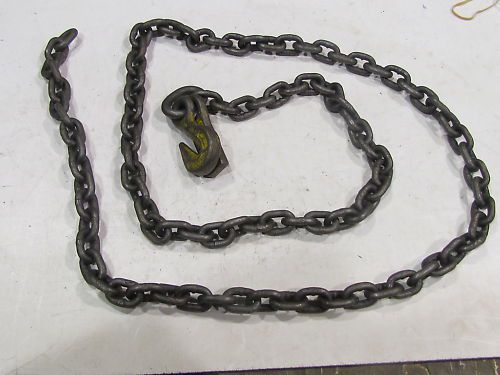 7&#039; 9/32&#034; grade 80 chain 1 grab hook 3500# wll for sale