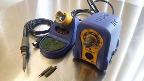 Hakko fx888 65w electronic soldering station iron - used for sale