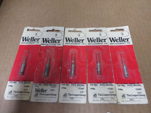 WELLER SOLDERING TIP # PTR6   fits # TC201 # TCP1  -  MOC  NOS group of 5 PIECES