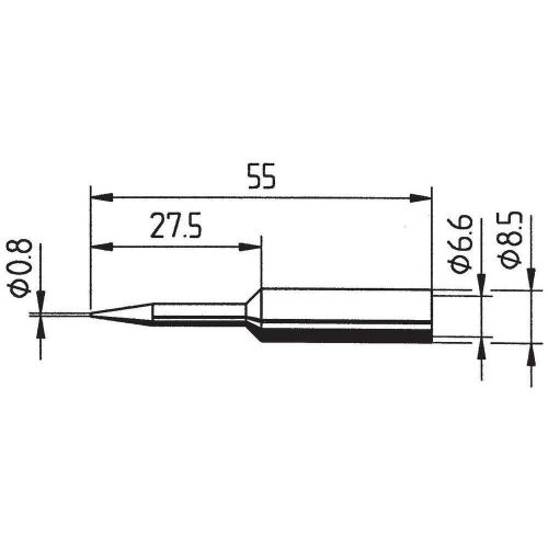 ERSA-832SD - Soldering tip for ERSA ANALOG 60, ANALOG 60A, ANALOG 80 (0.8mm)