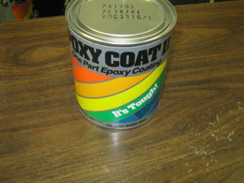 Poxy Coat II One Part Epoxy Coating/Paint, PX-1701 Barn Red, New