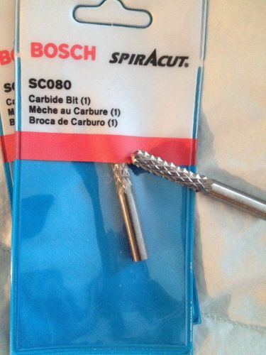 BOSCH LOT  Router bits set of 5 New in Packages