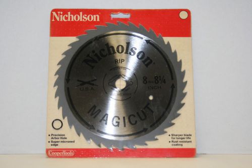 Nicholson 8-1/4&#034; magicut rip saw blade 80506 for sale