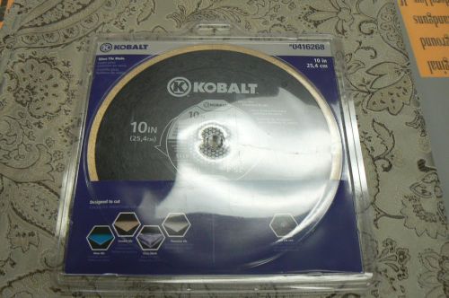 Kobalt 10in Glass Tile Diamond Blade - 0416268 - Brand New