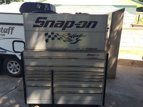 SnapOn Toolbox Arctic Silver w/hutch