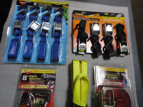 (2)keeper straps&amp;tie downs;05530;05516;05108;05108-v;842;05721 for sale