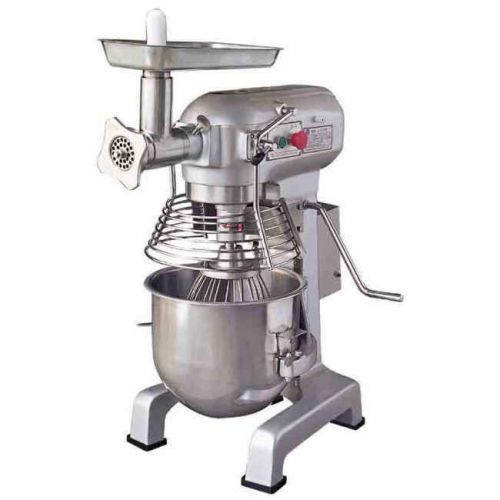 Welbon Commercial 20QT Multi-Functional Heavy Duty Food Mixer with Hook M20A