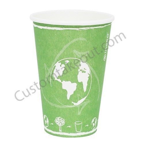 16 oz Eco Friendly Paper Hot Cups - 300 pcs.