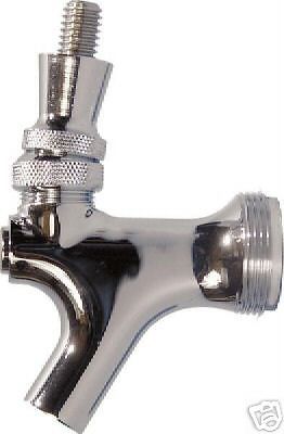 DRAFT BEER FAUCET HEAD CHROME  DRAFT TOWER SPOUT