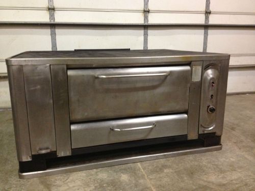 Blodgett 1000 single stack pizza oven natural gas stainless steel for sale
