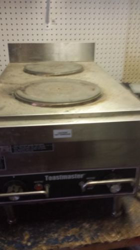 TOASTMASTER  DUAL BURNER FRENCH STYLE ELECTRIC COUNTERTOP HOT PLATE