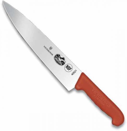 Victorinox 40424 Chef Knife 10&#034; Red Fibrox Handle