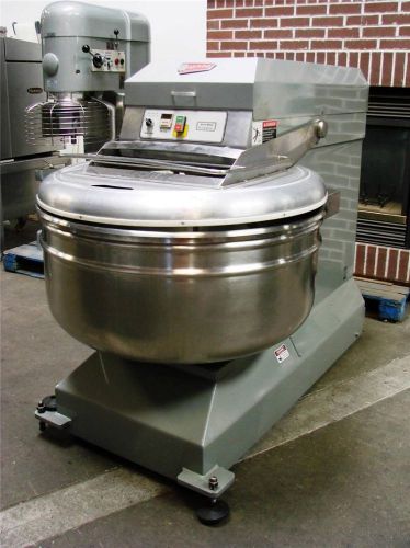 Moline 351 &#034;two bag&#034; commercial bakery spiral dough mixer for sale