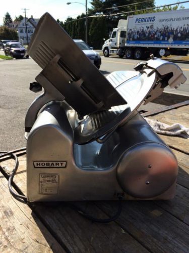 Hobart 1612e 1612-e deli meat slicer with sharpener ready to slice! used for sale