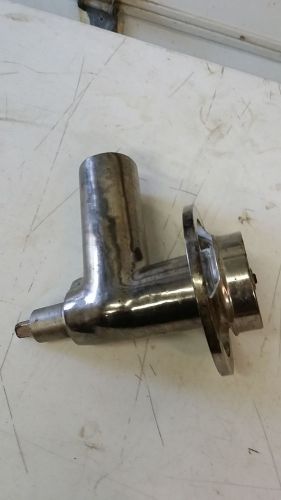 Hobart Univex Stainless Steel Meat Grinder Head Attachment 1/2&#034; Input