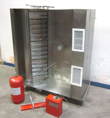 Amerex restaurant stainless 5&#039; fire suppression hood + tank &amp; release module for sale