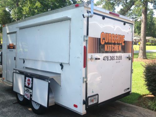 7&#039;x14&#039; custom loaded concession trailer for sale