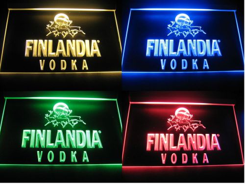 Finlandia Vodka LED Logo for Beer Bar Pub Pool Billiards Club Neon Light Sign