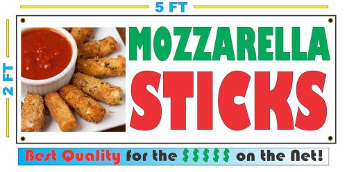Full Color MOZZARELLA STICKS BANNER Sign NEW Larger Size Best Quality for the $