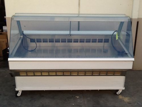 FEDERAL SQ-6CD 72&#034; REFRIGERATED DELI CASE, USED, XLNT, RETAIL $11,691.00