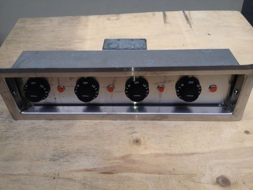 Hot buffet controls &amp; box electric infinite switch(thermostat) for 4-well buffet for sale