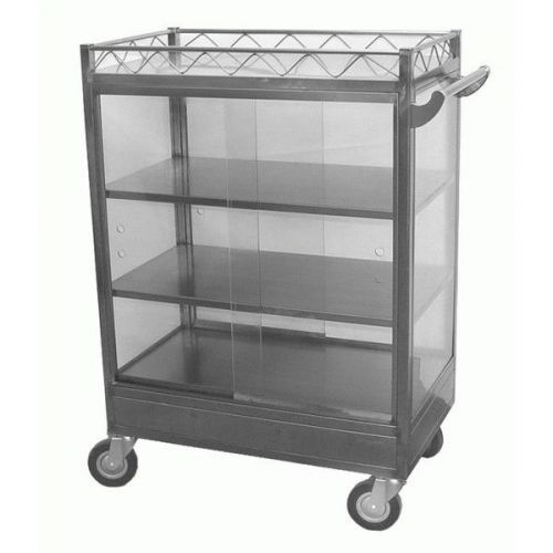 Stainless steel dim sum display cart hong kong style -l for sale