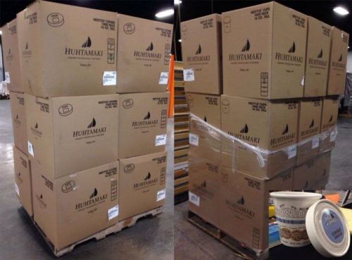 LOT OF 25 CASES SET Huhtamaki  Paper Food Container 16 OZ 1000 Per Case