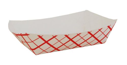 #150 Southland Microwavable Paperboard Food Tray 2-1/2 lb. Red Checker 1000 CT