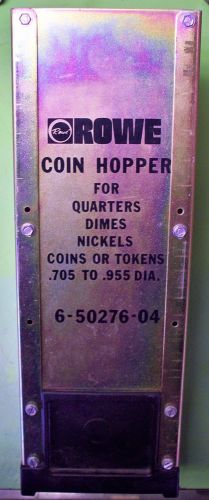 ROWE STANDARD COIN HOPPER #6-50276-04, QUARTERS, DIMES, NICKELS, VG