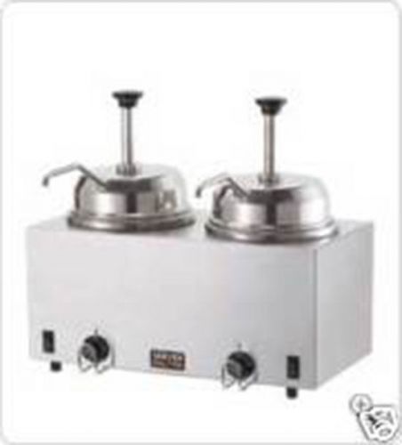 Server 81230 twin fsp topping warmer w/ pumps for sale