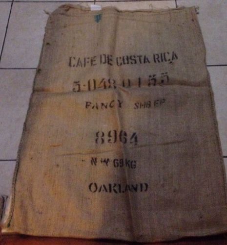 Food Grade Jute Bag OLAM costa rica cafe product 42&#034;X28&#034; multiple use bag