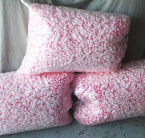 NEW 10.5 cu ft PINK Anti Static PACKING POPCORN PEANUTS FAST FREE SHIPPING