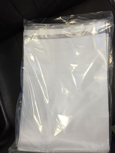 white poly mailer bag 12x15.5 set of 50, high quality, free 2-day shipping