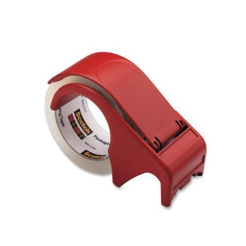 Scotch Packaging Tape Dispenser - Holds Total 1 Tape[s] - Refillable - (dp300rd)