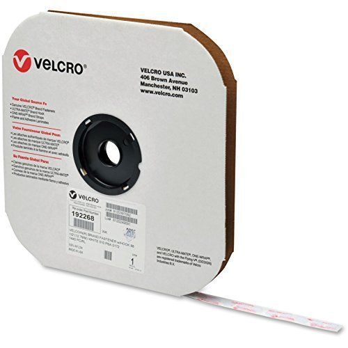 Velcro 1/2&#034; Sticky Back Coins - Adhesive Back - 1440 / Roll - White (vek192268)