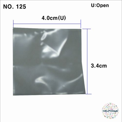 80 Pcs Transparent Shrink Film Wrap Heat Seal Packing 4.3cm(U) X 4.0cm NO.125