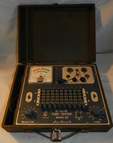 Vintage Superior Instruments Co. Model 85 Dynamic Tube Tester w/ instructions
