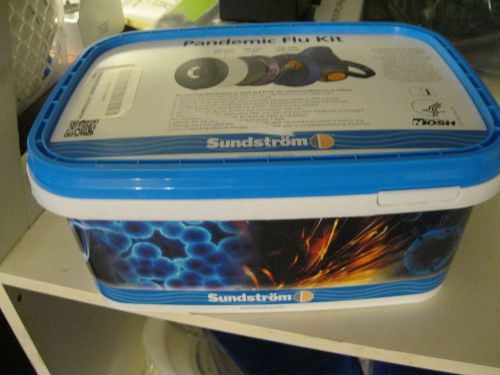 Sundstrom Pandemic Flu Germ Respirator Kit with SR 100 S/M Silicone Half Mask