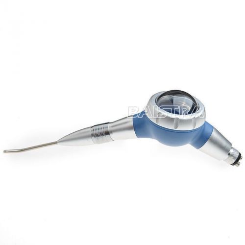 Dental Blue Hygiene Luxury Tooth Jet Air Polisher Prophy Handpiece 4 Hole