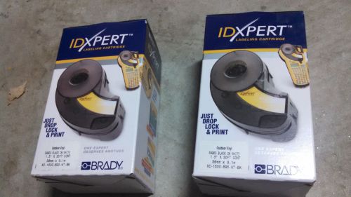 Brady XC-1500-595-WT-BK IDXPERT(TM) &amp; LABXPERT(TM) LOT 2 Labels  Indoor/Outdoor